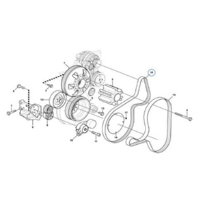 Fullwon ORIGINAL Volvo EC380D Fan Belt
