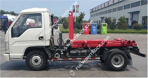 Fullwon Hooklift Truck 2ton Loading Dumping& Garbage Compactor Bin
