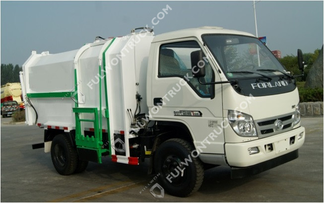 Fullwon Garbage Truck Selfloading And Unloading 7 Cubic 13 Cubic