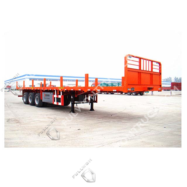 Fullwon Flat Bed Semi Trailer with Stakes